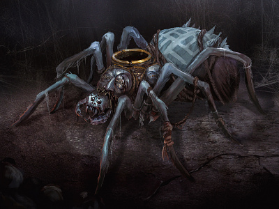 Anansi The Trickster God african illustration mythology spider