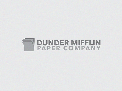 Dunder Mifflin dunder mifflin logo office paper the office type