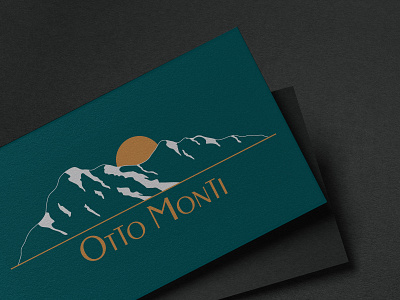 Otto Monti brand design logo design print design visual identity