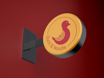 Duck & Noodle brand design logo design print design visual identity