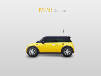 Mini Cooper car design icon iphone mini ui