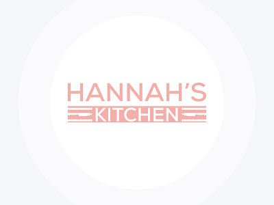 Hannahs kitchen wordmark logo