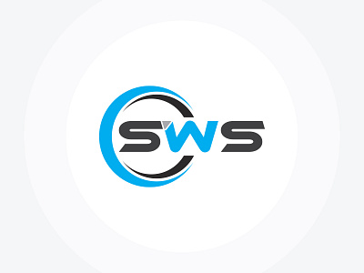 SWS letter logo