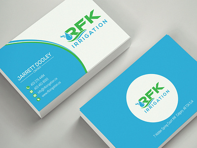 Business Card Design With Free Mock_up