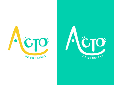 Acto de sonrisas adobe illustrator art brand branding design graphicdesign illustrator logodesign