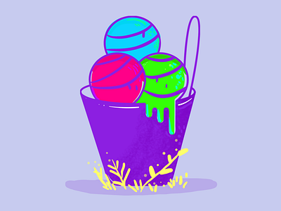 Ice Cream adobe illustrator art artist dessert details draw icecream icon illustration illustrator vectors