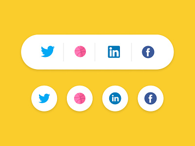 Daily UI Challenge Day #10: Social Share