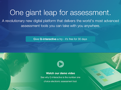 Pearson Q-Interactive Redesign