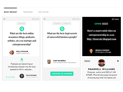 CNVO Layout by Carl Brunson on Dribbble