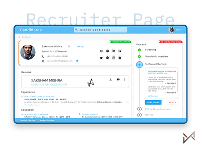 Recruiter Page