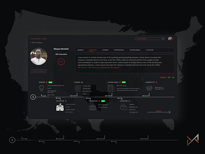 Analytical Timeline dark dark mode dark ui design product design timeline ui user experience user experience ux ux