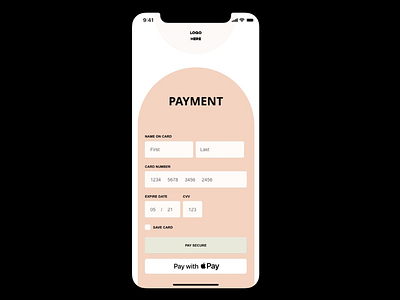 Daily UI :: 002 - Credit Card Checkout app credit card checkout daily ui dailyui mobile ui ux