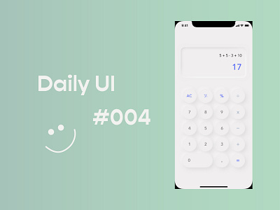 Daily UI 004 - Calculator