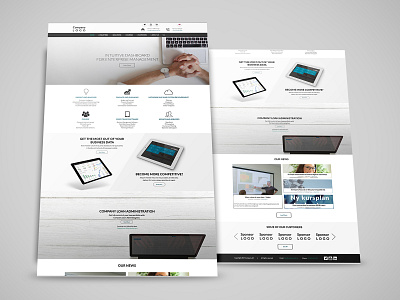 Business webpage design