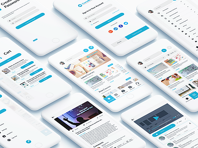 Online Course Mobile UI by Samiul Islam on Dribbble