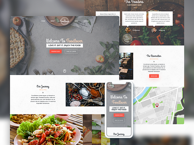 Restaurant UI Web & Mobile - Foodlover