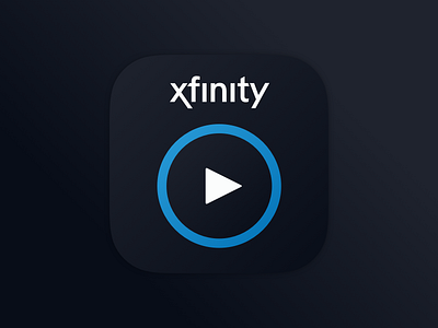 Xfinity Stream App Icon app brand comcast design icon logo stream tv ui ux xfinity