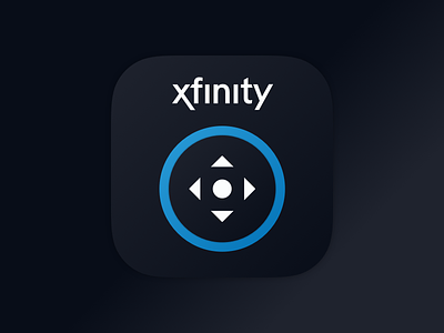Xfinity Remote App Icon app brand comcast design icon logo remote tv ui ux xfinity