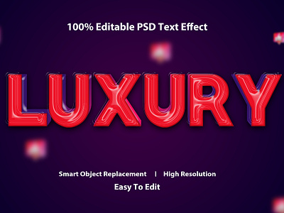 3D Luxury Editable Text Effect Free PSD Files 3d branding custom graphic editable 3d text effect logo text mockup typography