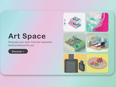 Art Space | Digital Gallery Landing Page