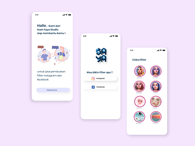 Instagram Filter Services Apps (Saya Studio)