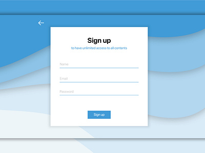 Sign-up Page