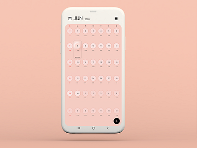Calender calendar calendar ui dailyui design illustration iphone mockup pink ui ux