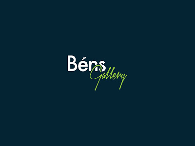 Bens Gallery Logo colorful company converse corporate design flat green icon industry modern online orange shadow shoe shoes shop simple store