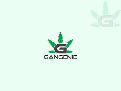 Gangenie Logo advertisement advertising branding commercial company illustration logo marketing typography vector