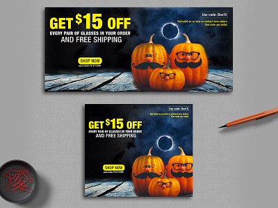 Halloween banner adroll animated animated banner banner pack banner set banners business coupon deal discount flat flat design gif google halloween kid marketing metro design multipurpose promotion