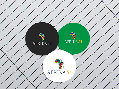 Afrika 54 Logo commercial company design illustration logo marketing vector