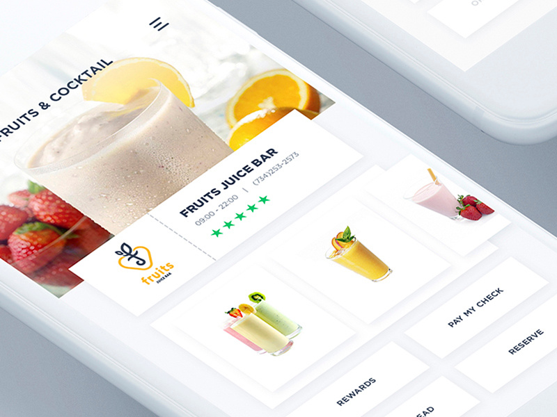 High Class Restaurant Rewards App Cocktails version by Mehdi R. on
