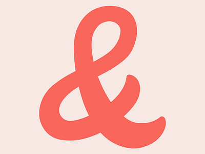 Ampersand #019 ampersand design flatdesign flatposter illustration typography vector