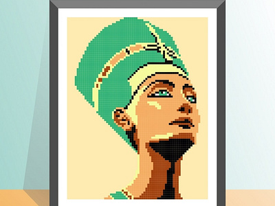 Nefertiti pixel