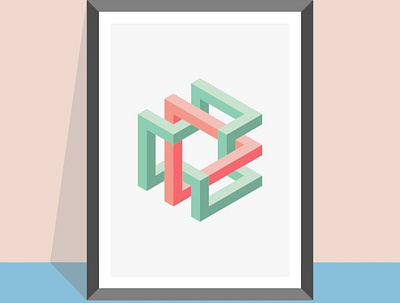 We got the triangle design flatdesign flatposter geometric geometric art illustration vector