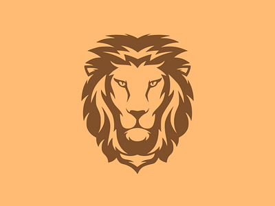 The lion branding design flatdesign flatposter illustration logodesign vector