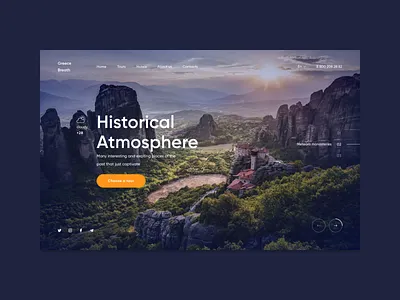 Greece design ui ux web website