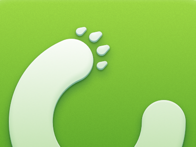 MacPaw iOS icon green icon ios macpaw paw sketch vector