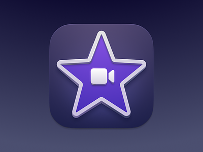 iMovie Icon apple icon icon design illustration illustrator imovie interface ios logo mac macos osx remix remux sketch ui vector video