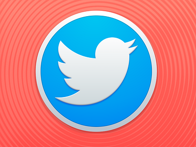 Twitter for Yosemite icon blue circle icon mac macos osx round sketch twitter vector yosemite