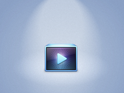 Video player icon illustrator site vector