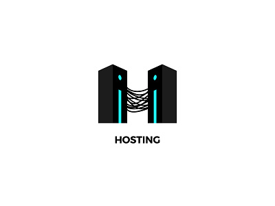 Hosting Logo hosting icon hosting logo logo tech logo