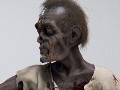 To Eat Or Not To Eat blood brain horror zbrush zombie