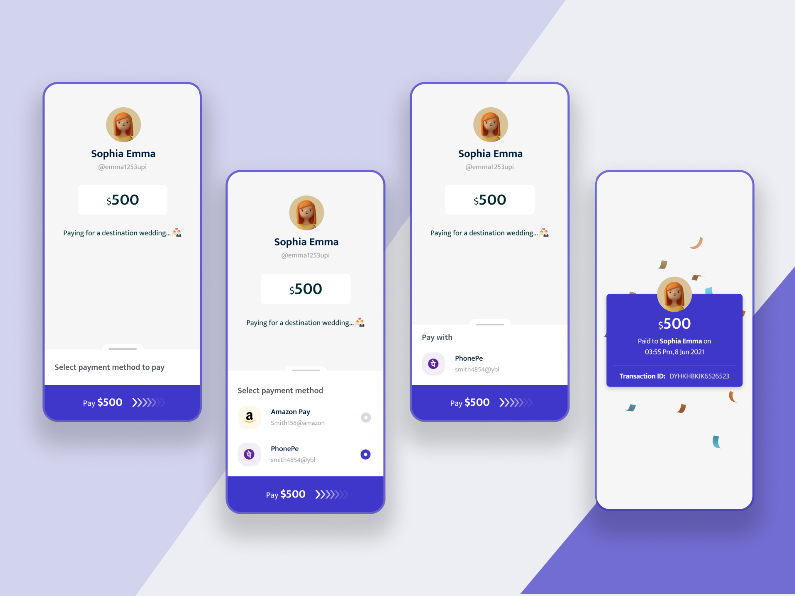 Payment Integration App UI by Anjali_Designer on Dribbble