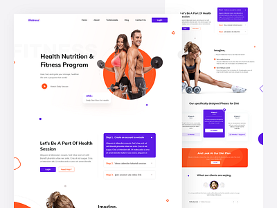 Fitness Landing Page