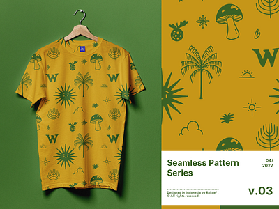 Seamless Pattern design floral illustration ornament pattern rokoe seamless shirt unique vintage