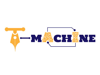 T-Machine logo ai artificial intelligence brand brand design illustrator logo logodesign onlinelearning teaching