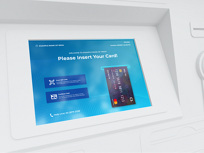 ATM Kiosk Re-Design Concept branding design figma ui uidesign uiux