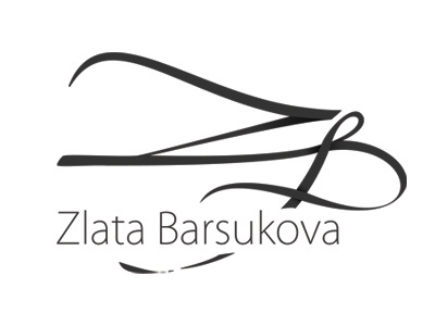 Zlata branding latin letters logotype