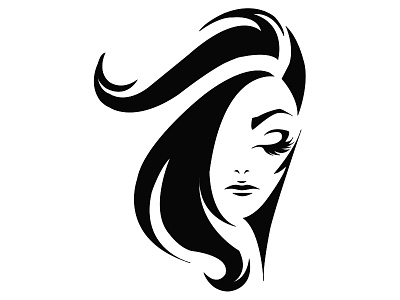 lady design illustration logo ui vector